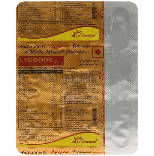 lycodoc plus capsule 10's